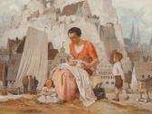 FREY Max Adolf Peter Allegory Maternity FREY Max Adolf Peter Allegory Maternity