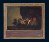FREY-MOOCK Adolf Mythologische Szene-bacchanal FREY-MOOCK Adolf Mythologische Szene-bacchanal