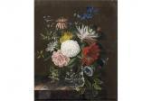 FREYDANCK Friedrich Wilhelm Blumenstilleben Mit Passionsblume In Einer Kristallvase FREYDANCK Friedrich Wilhelm Blumenstilleben Mit Passionsblume In Einer Kristallvase