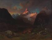 FRICH Joachim Landskap Med Romsdalshorn FRICH Joachim Landskap Med Romsdalshorn