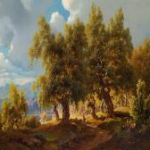 FRICH Joachim Norwegian Summerlandscape FRICH Joachim Norwegian Summerlandscape
