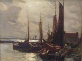 FRIEDENSON Arthur A. Moored Dutch Fishing Boats, Volendam FRIEDENSON Arthur A. Moored Dutch Fishing Boats, Volendam