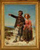 FRIEDLAENDER Julius A Couple On The Beach FRIEDLAENDER Julius A Couple On The Beach