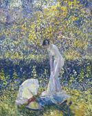 FRIESEKE Frederick Carl Cherry Blossoms FRIESEKE Frederick Carl Cherry Blossoms