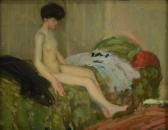 FRIESEKE Frederick Carl Seated Nude FRIESEKE Frederick Carl Seated Nude