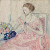 FRIESEKE Frederick Carl "the Rose Gown" FRIESEKE Frederick Carl "the Rose Gown"