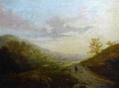 FRIGOLA Spanish Landscape With Horse Riders FRIGOLA Spanish Landscape With Horse Riders