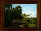 FRISTRUP Niels, Niklaus Danish Summer Landscape Outside Hørsholm Town, Denmark FRISTRUP Niels, Niklaus Danish Summer Landscape Outside Hørsholm Town, Denmark