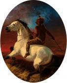 Fritz Charles L. Indian On Horseback Fritz Charles L. Indian On Horseback