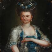 FROLIG I.G. Portrait Of Albertine Amalie Von Bismarck FROLIG I.G. Portrait Of Albertine Amalie Von Bismarck
