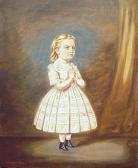 FROST M.H. Young Girl With A Parakeet FROST M.H. Young Girl With A Parakeet