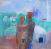FRY Anthony Native Figures In A Landscape FRY Anthony Native Figures In A Landscape