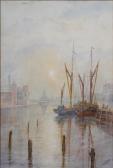 FRY C.I. Harbour Scene FRY C.I. Harbour Scene