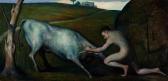 FRY john hemming Nude With Bull FRY john hemming Nude With Bull