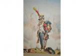 FRY W Portrait Of A Napoleonic Soldier FRY W Portrait Of A Napoleonic Soldier