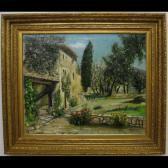 FRYDA C. Garden Scene FRYDA C. Garden Scene