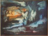 FRYSON M. Paysage Surréaliste FRYSON M. Paysage Surréaliste