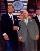 FUCHS Bernie President Kennedy And General Secretary Of The Communist Party Of The Soviet Union Khrushchev FUCHS Bernie President Kennedy And General Secretary Of The Communist Party Of The Soviet Union Khrushchev