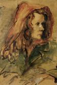 FUCINI Mippia Ritratto Di Anna Maria D'annunzio 1948 FUCINI Mippia Ritratto Di Anna Maria D'annunzio 1948