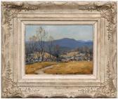 FULLER Alfred (maine/california, 1899-1980), New England Autumn Landscape, Signedlower Right "alfred Fuller", Oil On Canvas, 12 X 16 In.; Paintedwood And Composition French Style Frame. FULLER Alfred (maine/california, 1899-1980), New England Autumn Landscape, Signedlower Right "alfred Fuller", Oil On Canvas, 12 X 16 In.; Paintedwood And Composition French Style Frame.