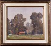 FULTON Fitch Burt Landscape With Eucalyptus Trees FULTON Fitch Burt Landscape With Eucalyptus Trees