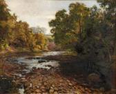 FULTON Samuel Wooded River Landscape FULTON Samuel Wooded River Landscape