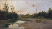 FUSQUETZ Paesaggio Con Armenti E Roma Sullo Sfondo FUSQUETZ Paesaggio Con Armenti E Roma Sullo Sfondo