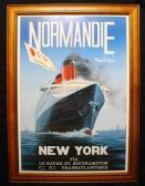 FUSSEY P.C. Companie Generale Transatlantique, Normandie, French Line FUSSEY P.C. Companie Generale Transatlantique, Normandie, French Line
