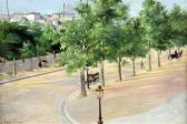 Gérard Hestor Carriages On A Tree Lined Avenue Gérard Hestor Carriages On A Tree Lined Avenue