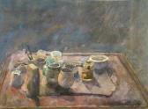 GAA CHRISTA Still Life On Lacquered Table GAA CHRISTA Still Life On Lacquered Table