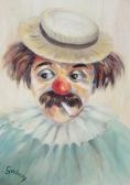 gabay yacov A Clown With Cigarette gabay yacov A Clown With Cigarette