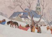 GAGNON Clarence Alphonse Retour De L'église GAGNON Clarence Alphonse Retour De L'église