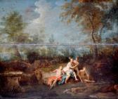 GALLOCHE Louis Femmes Et Berger Au Bain GALLOCHE Louis Femmes Et Berger Au Bain