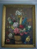 GALLOWAY A. Still Life Of Flowers In An Urn GALLOWAY A. Still Life Of Flowers In An Urn