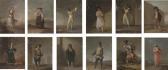 GALVEZ Juan Twelve Oils Of Spanish Characters GALVEZ Juan Twelve Oils Of Spanish Characters