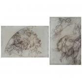 GAMBARA Lattanzio Recto: Design For A Fresco With Many Figures Verso: Four Figure Studies GAMBARA Lattanzio Recto: Design For A Fresco With Many Figures Verso: Four Figure Studies