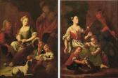 GAMBARINI Giuseppe Scena Familiare Con Bambini Che Mangiano GAMBARINI Giuseppe Scena Familiare Con Bambini Che Mangiano