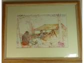 GAMMON reg Two Men Seated Amongst Wood GAMMON reg Two Men Seated Amongst Wood