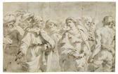GANDOLFI Ubaldo Le Christ Et La Femme Adultère GANDOLFI Ubaldo Le Christ Et La Femme Adultère