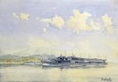 GARDNER Derek George M. H.m.s. Furious Outward Bound On The Clyde GARDNER Derek George M. H.m.s. Furious Outward Bound On The Clyde