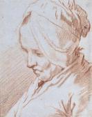 GAREMYN Jan Anton Portrait Of An Old Lady, Bust-length, Wearing A Bonnet GAREMYN Jan Anton Portrait Of An Old Lady, Bust-length, Wearing A Bonnet