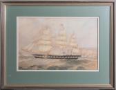 GARLING Frederick The 'parramatta' In Full Sail Off Sydney Heads GARLING Frederick The 'parramatta' In Full Sail Off Sydney Heads