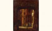 GARNEREY Jean-François Intérieur De La Cour De L'hôtel De La Trémouille GARNEREY Jean-François Intérieur De La Cour De L'hôtel De La Trémouille