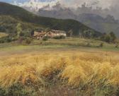 GARRALDA Elías Paisaje De La Vall D'en Bas GARRALDA Elías Paisaje De La Vall D'en Bas