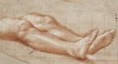 GATTI Bernardino,il Sojaro Study Of Legs Verso: Study For A Saint Sebastian GATTI Bernardino,il Sojaro Study Of Legs Verso: Study For A Saint Sebastian