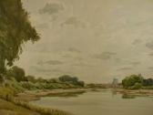 GAULD John Richardson River Scene GAULD John Richardson River Scene