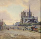 GAYS Eugenio Veduta Di Notre Dame De Paris GAYS Eugenio Veduta Di Notre Dame De Paris
