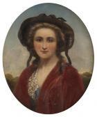 GEEFS Fanny Portret Van Een Meisje Voor Landschap GEEFS Fanny Portret Van Een Meisje Voor Landschap