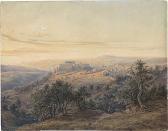 GEORGI Friedrich Otto Ansicht Von Bethlehem Im Abendlicht GEORGI Friedrich Otto Ansicht Von Bethlehem Im Abendlicht