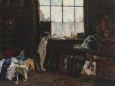 GERHARDINGER Constantin Akt Im Atelier GERHARDINGER Constantin Akt Im Atelier